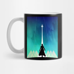 Warlock silhouette Mug